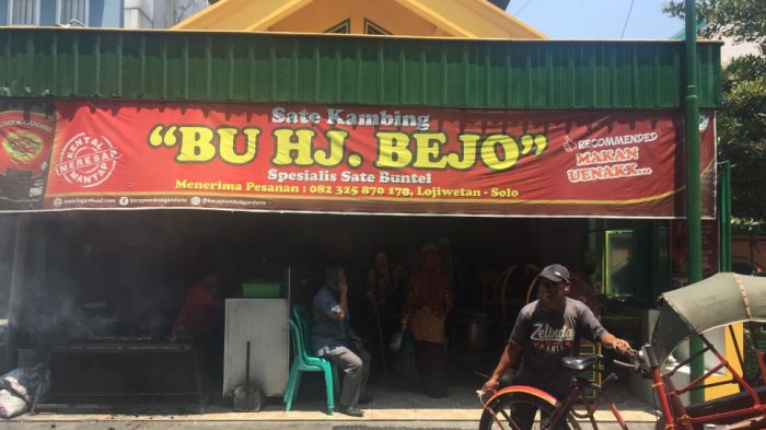 Sate Kambing Bu Hj Bejo Khas Kota Solo